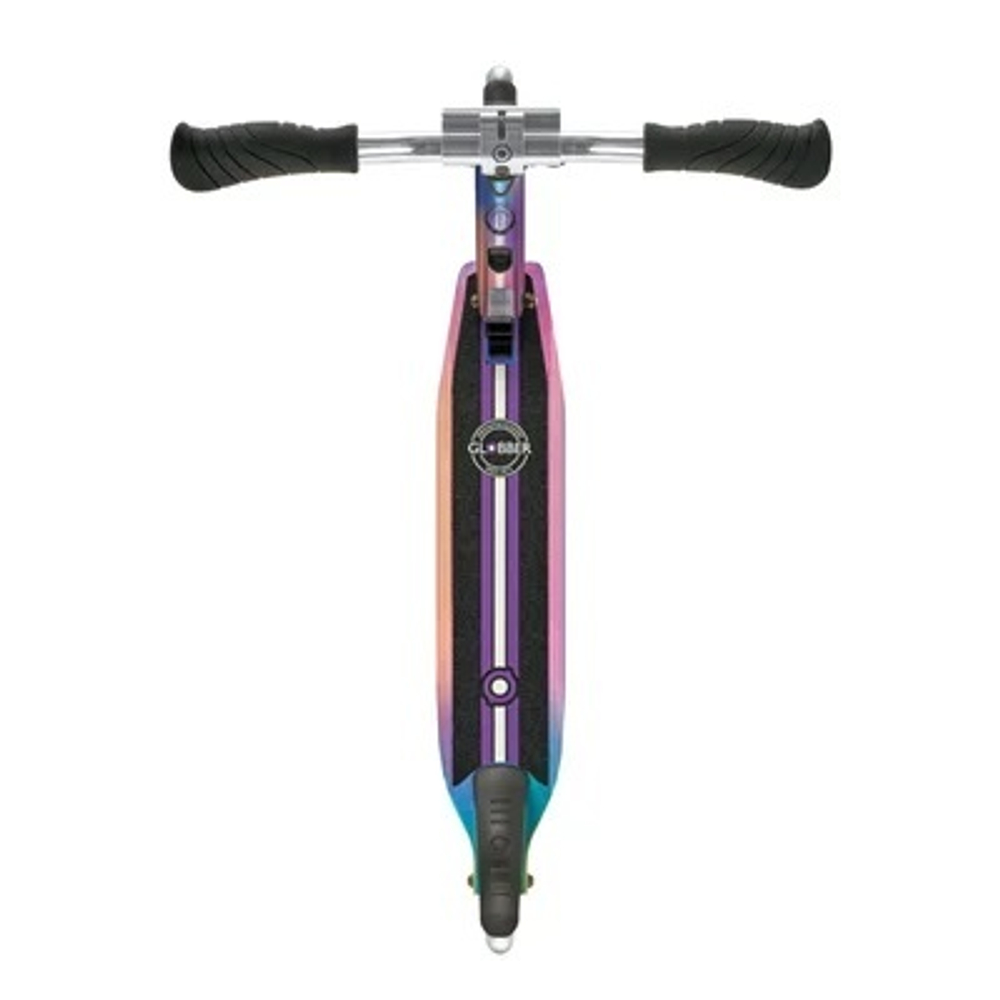 Самокат Globber Flow Element Lights Neochrome разноцветный