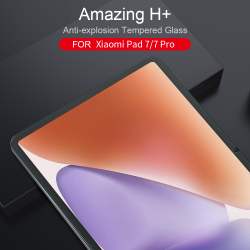 Антибликовое закаленное стекло от Nillkin для планшета Xiaomi Pad 7 и 7 Pro, толщина 0,3мм, серия Anti-Explosion Glass Screen Protector
