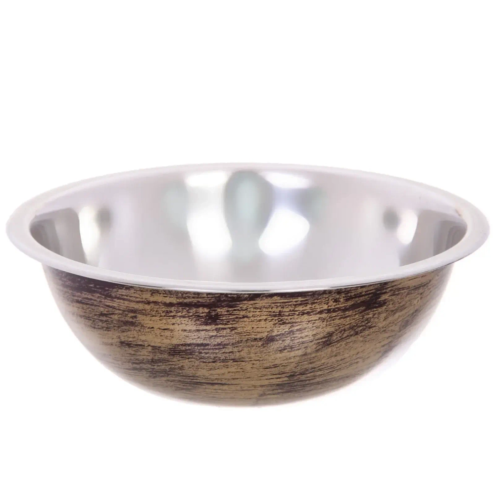 Миска из нержавеющей стали 0,7л 18см цвет Антик