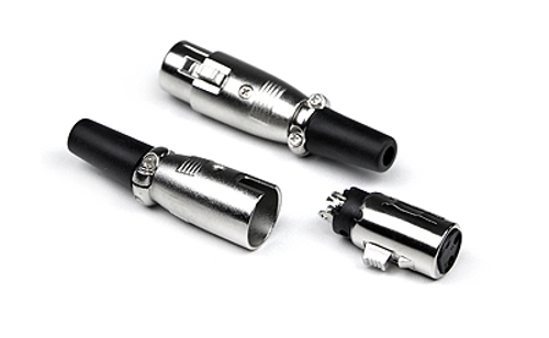 INVOTONE XLR3F200 - разъём XLR 3Р кабельный, мама, корпус металл