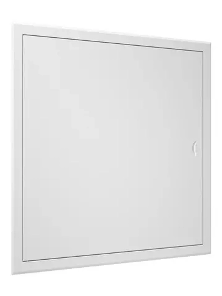 Люк 300*300 ЛМ 3030 ревизионный 360х360, фланец 300х300 стальной с выемкой title=