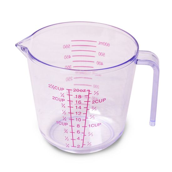 Стакан мерный 600 мл пластиковый Kamille КМ-7719 (d11,5х11 см)