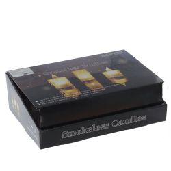 GAEM Изделие декоративное "Свеча" (подсветка, 3xLR54) (блок 24шт), D 3.5 см, L3,5 W3,5 H6,5 см