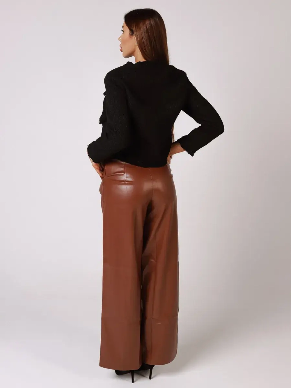 Жакет укороченный твидовый