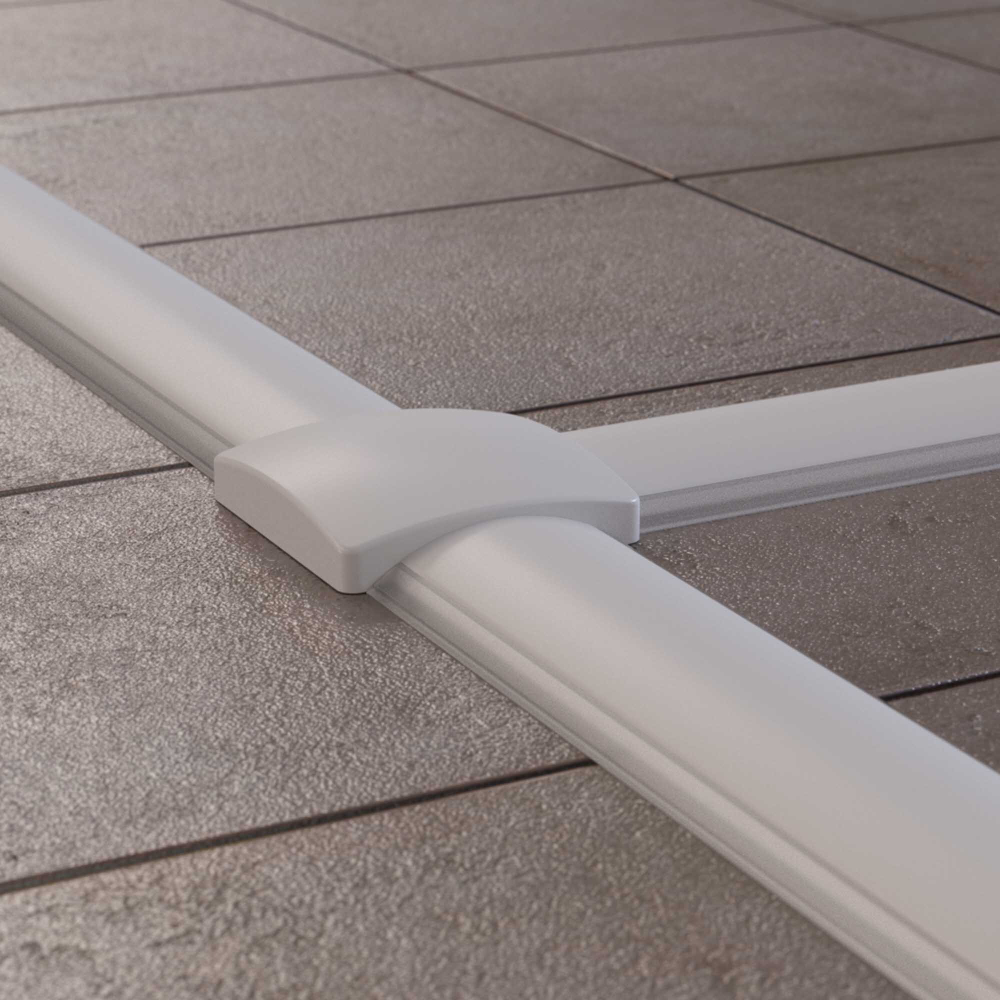 Напольный канал 75х17 мм CSP-F, белый