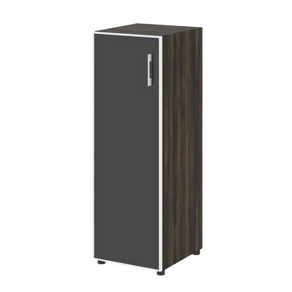 Yalta Шкаф узкий LT.SU-2.4 R (L) black Дуб Мали/Стекло Black 400*450*1195