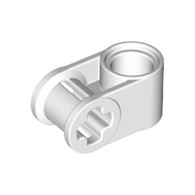 Lego 50шт Соединитель оси и штифта 2L перпендикулярный (белый) 6536 / 6261372