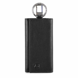 Ключница Piquadro Black Square PC1397B3/N черный натуральная кожа