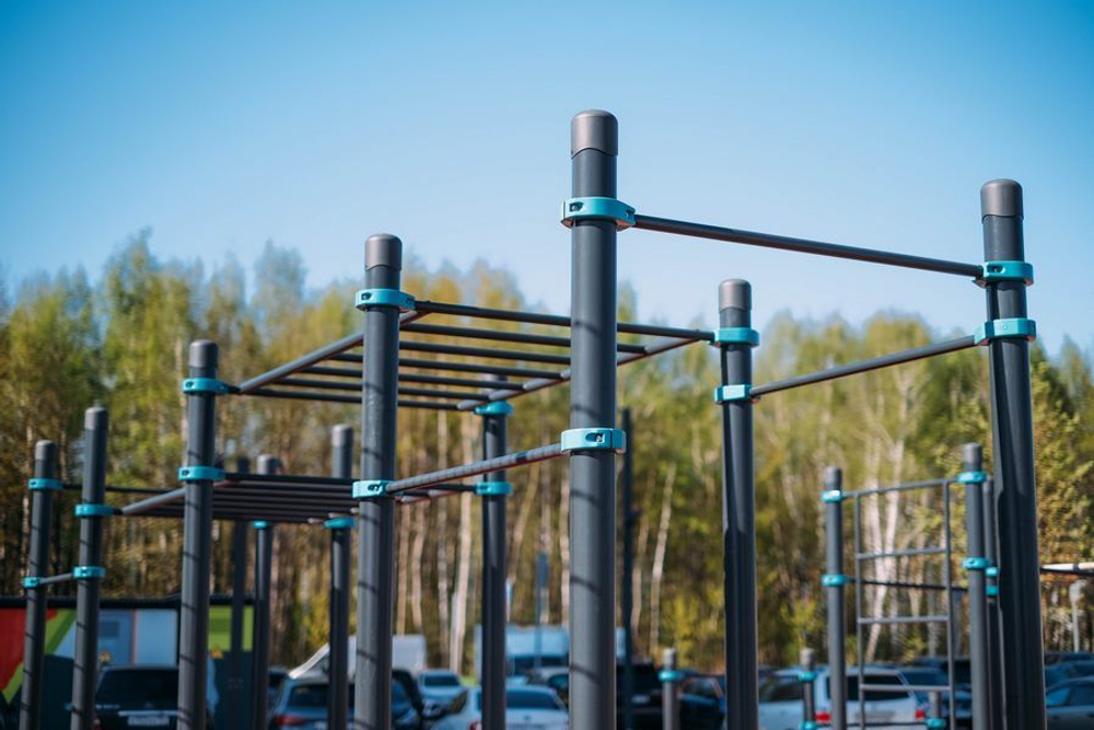 Воркаут комплекс рукоход классический двухуровневый и 6 турников - Диксон