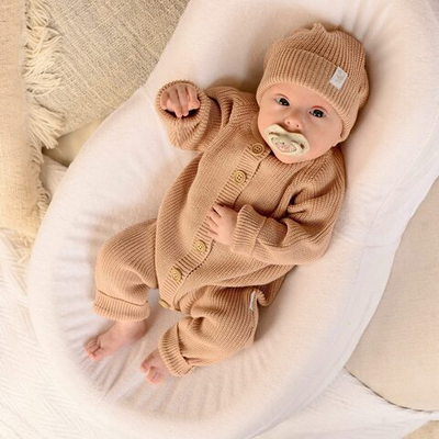 6050-55 шапочка-колпачок вязаная Classic (бронза)