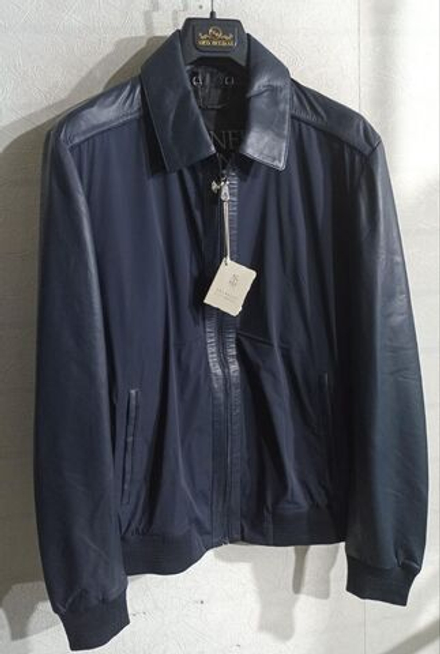 Кожаная куртка Brunello Cucinelli