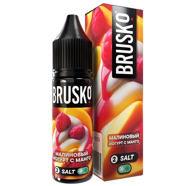 Brusko Salt (Chubby) 35 мл - Малиновый йогурт с манго (20 мг)