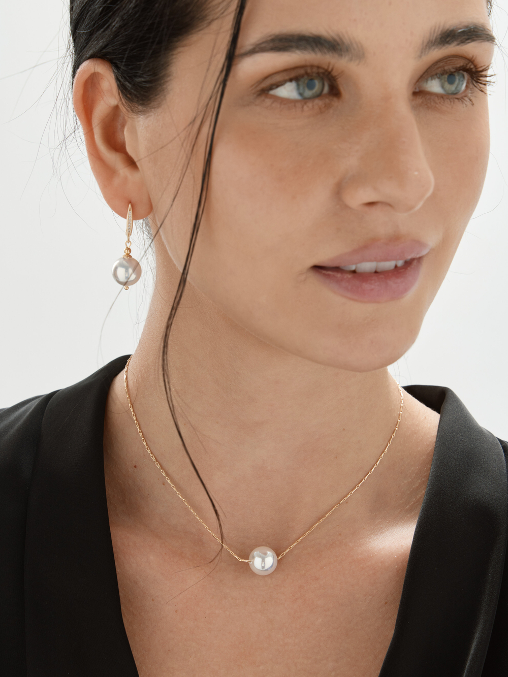 91003863 Серьги Selena Pearls