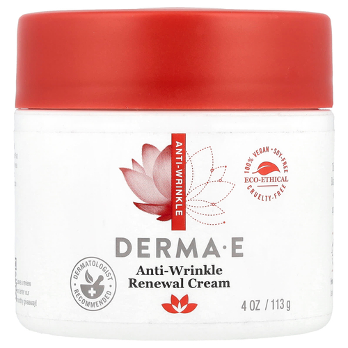 DERMA E, восстанавливающий крем против морщин, 113 г (4 унции)