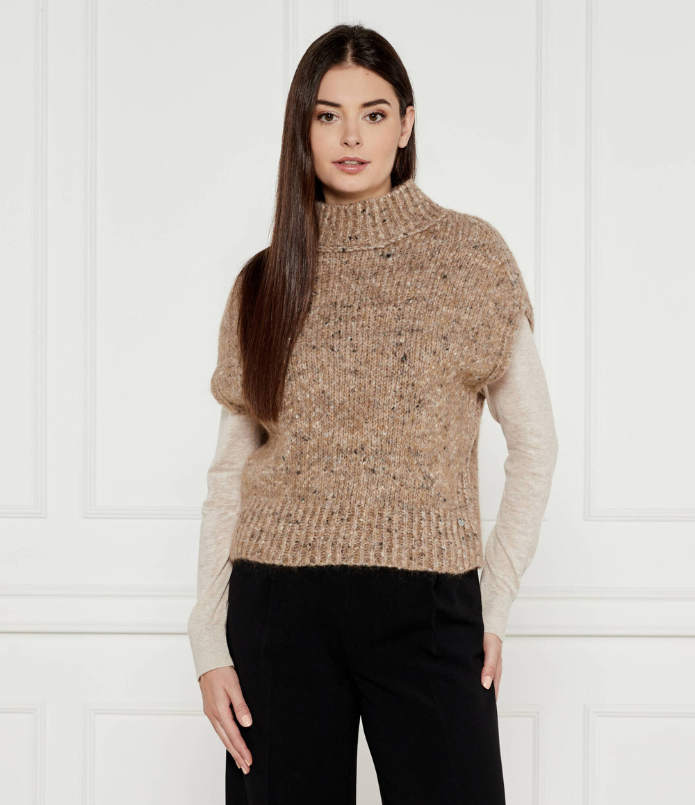 Хлопковый жилет Marc Cain - бежевый(XC 42.01 M49)