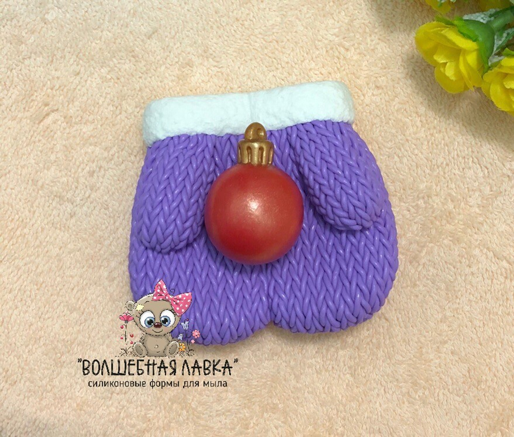 Силиконовая форма Шарик новогодний