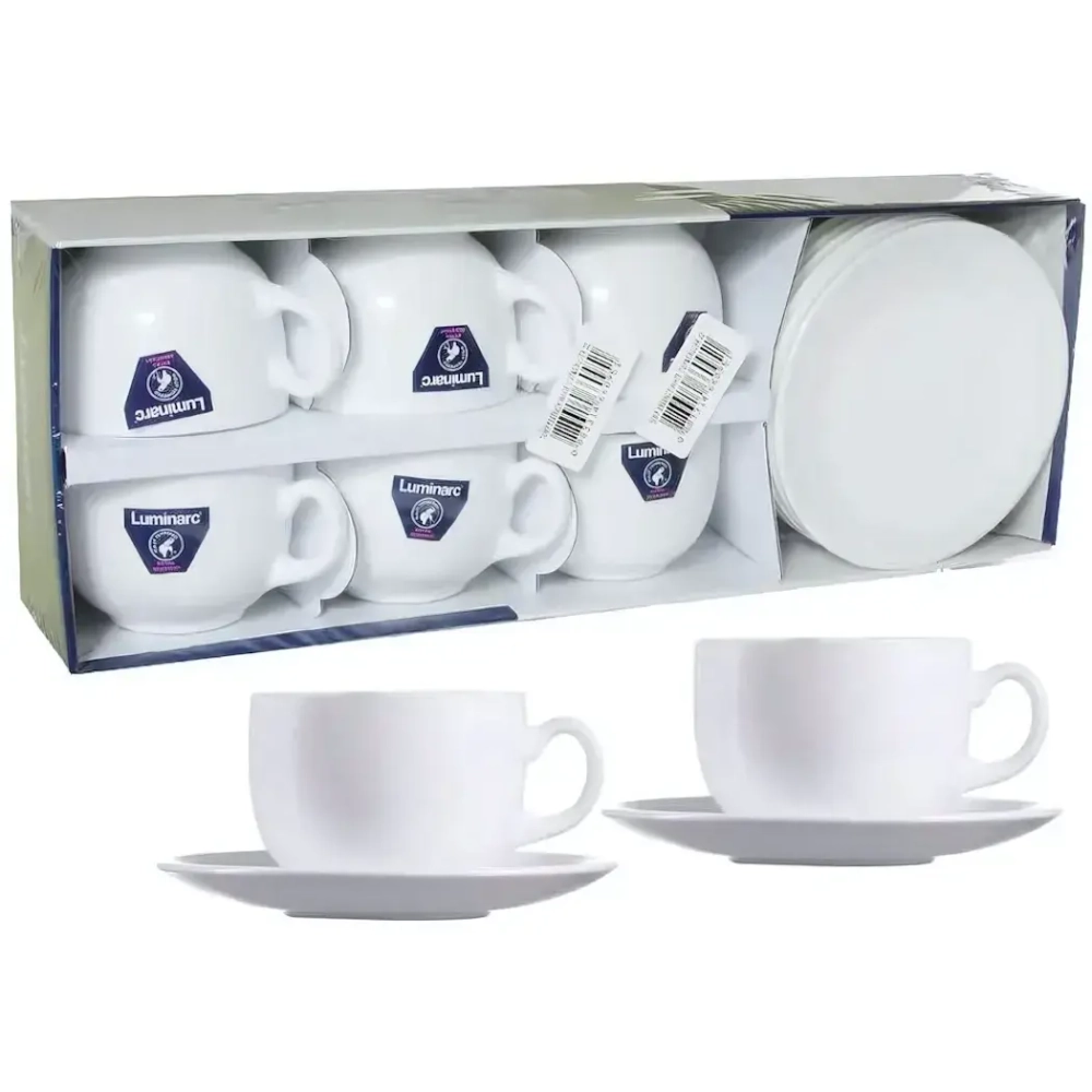 Чайный набор 12 предметов «Эссенс» (6кружек 220мл+6блюдец) P6433