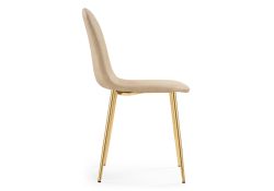 Стул на металлокаркасе Lilu 1 beige / gold