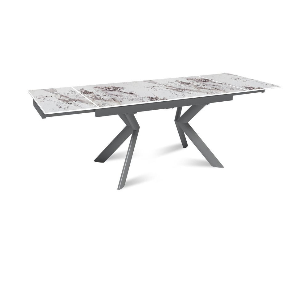 Стол раскладной Bridge (140+40+40), керамика глянцевая Patagoniya