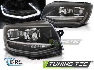 Передние фары BLACK LED TRU DRL для Volkswagen T6