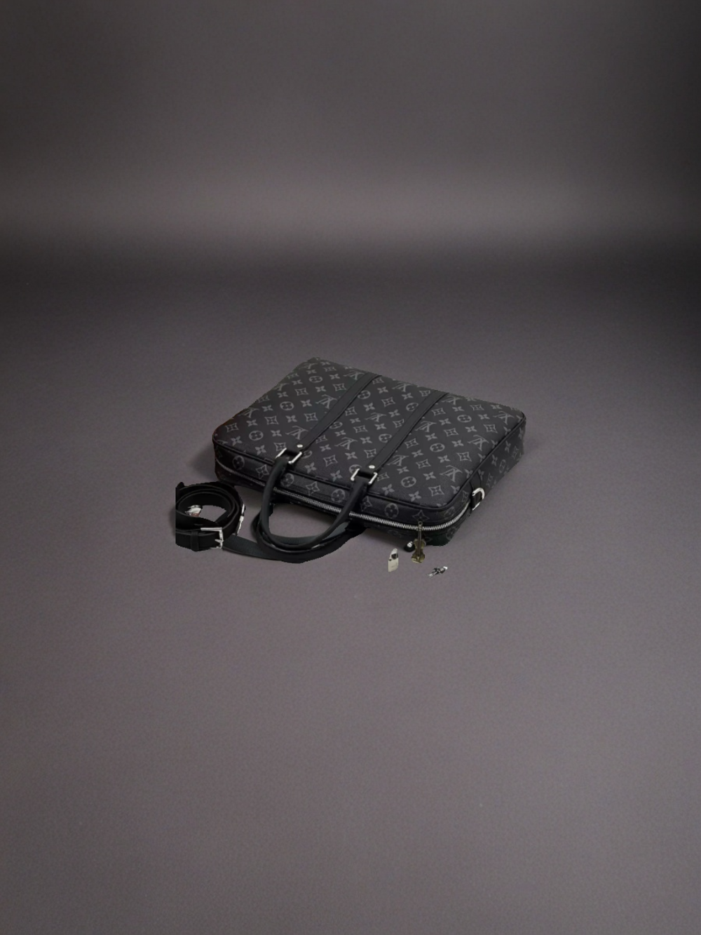 Сумка мужская экокожаная для документов и ноутбука с ручками