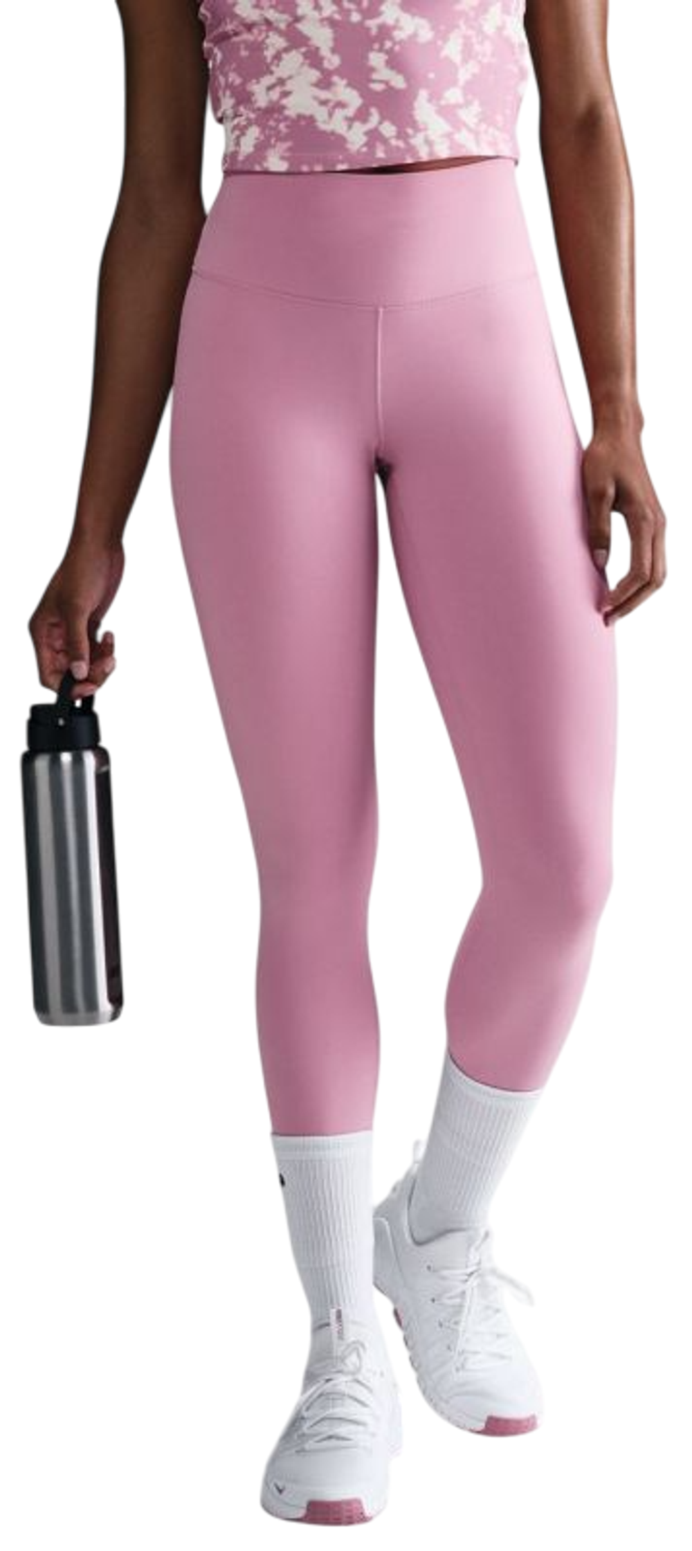 Leginsy Nike Dri-Fit One 7/8 High-Rise - Розовый