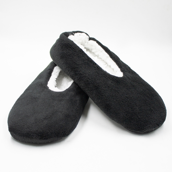 Тапочки мужские ритуальные велсофт черные