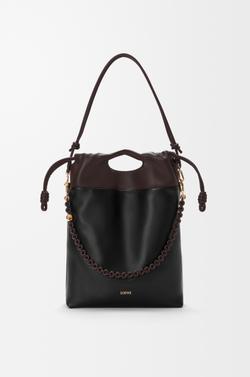 Loewe Сумка-тоут Flamenco из мягкой кожи ягненка наппа, черный