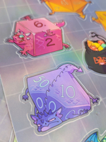 Стикерпак «Драконы-кубы»