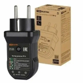 Тестер розеток и УЗО ТР-2 TDM SQ0595-0004