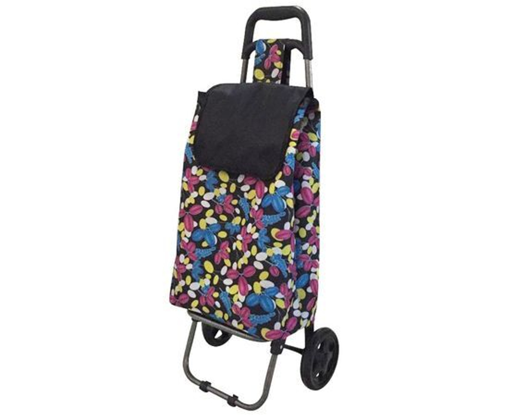 Тележка сумка на колесах хозяйственная складная на колесиках для продуктов грузовая 25 кг В201 093584