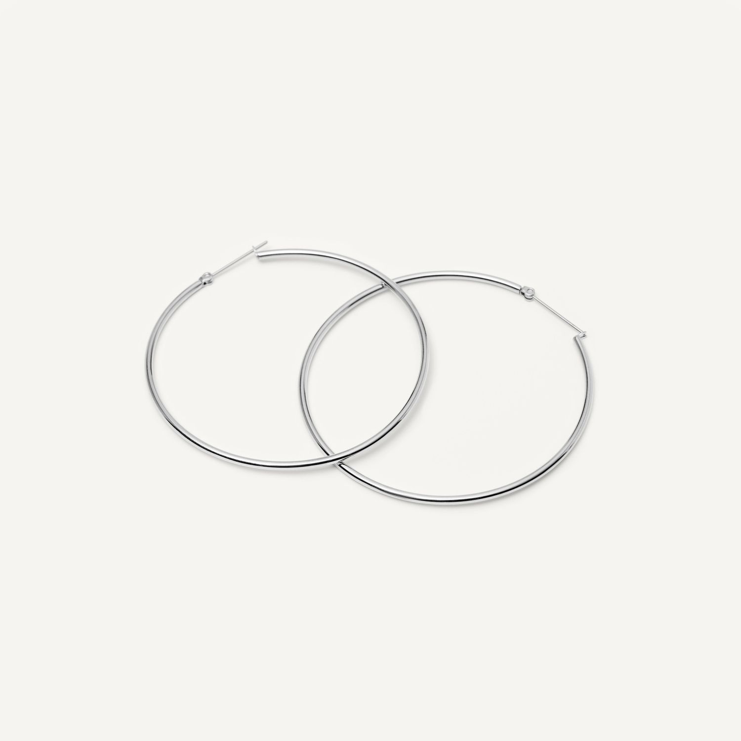 Серьги Hefty Hoops – Silver