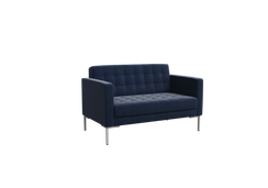 Forest Диван двухместный FR-DP-02 Kardif 028/Металл Серый 1360*800*840