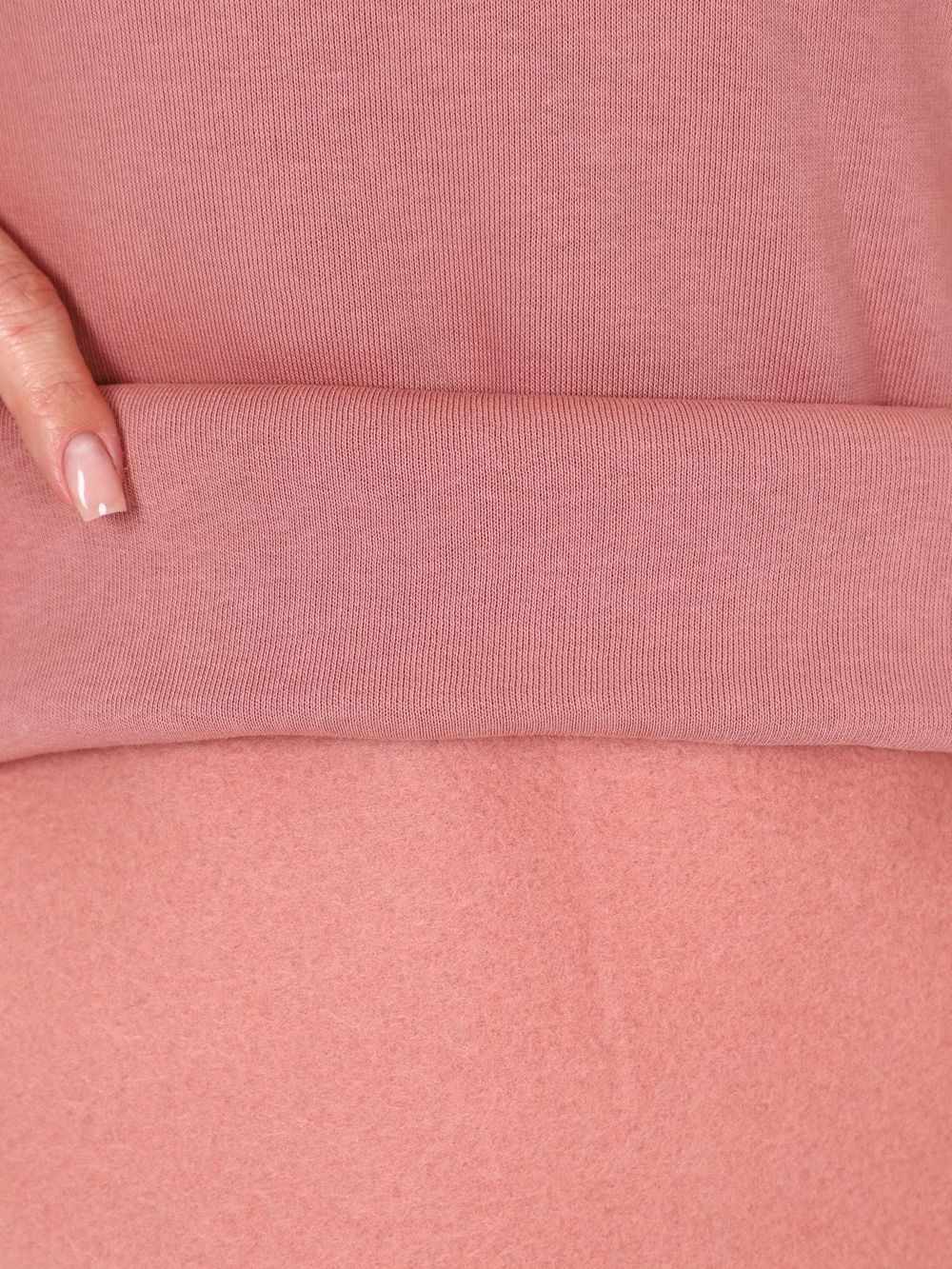 Твин - худи утепленная сухая роза Iv-capriz