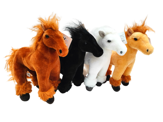 Мягкая игрушка Лошадка в ассорт. 22х25см