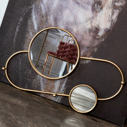 Зеркало настенное Объект мечты Мирам Голд