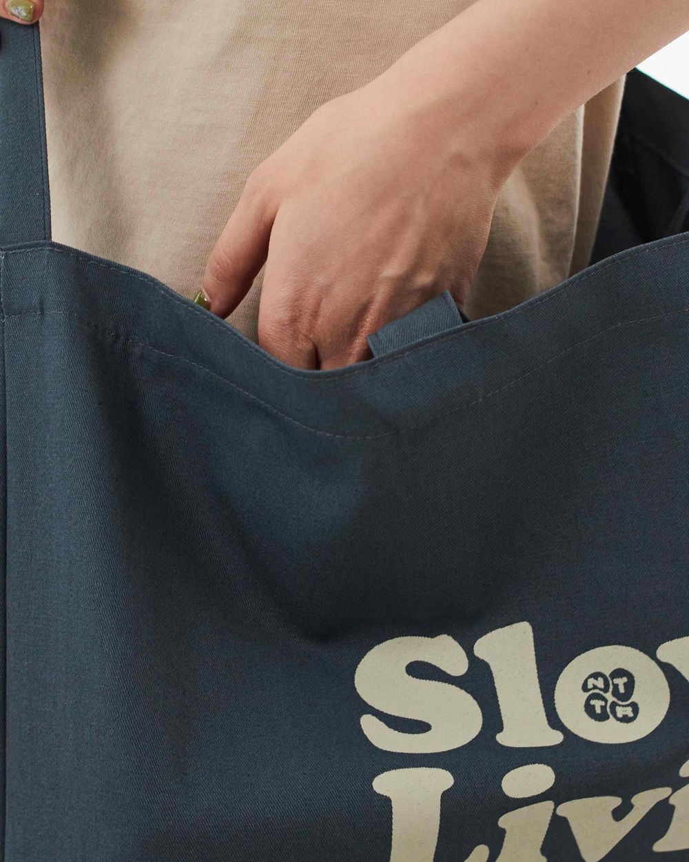 Шоппер NTTR BShopperbag Slow Living Lifеstyle серый