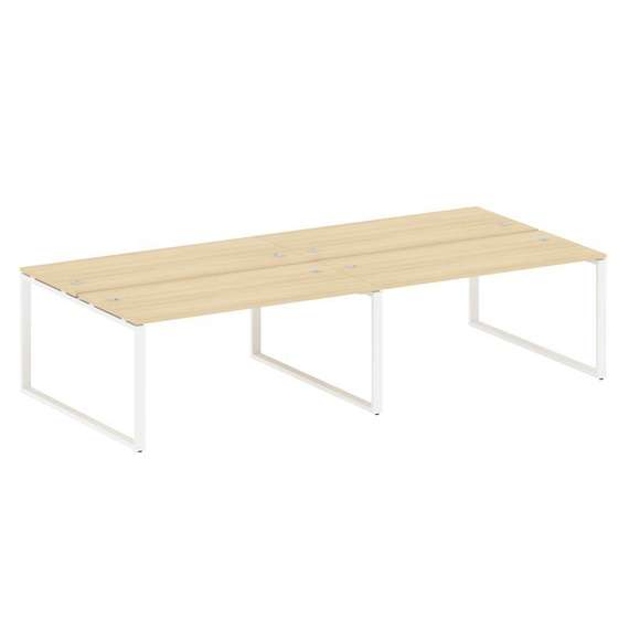 Метал Систем Рабочая станция на 4 места на О-образном м/к БО.СМ-4.4