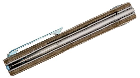 Складной нож MKM "CLAP" MKM/LS01 GC c клинком из стали Böhler M390 Microclean®, рукоять микарта