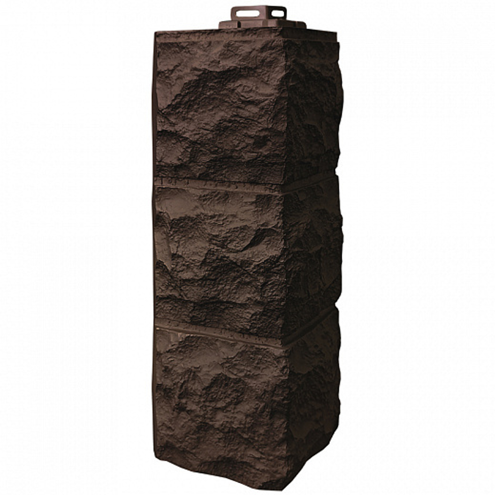 Наружный угол Доломит, тёмно-коричневый Fineber (Файнбир)