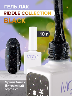 Гель-лак MOODNAIL Riddle in black, 10г