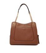 кожаная сумка-шопер chain Michael Kors - коричневый(30F2GP1E3L)