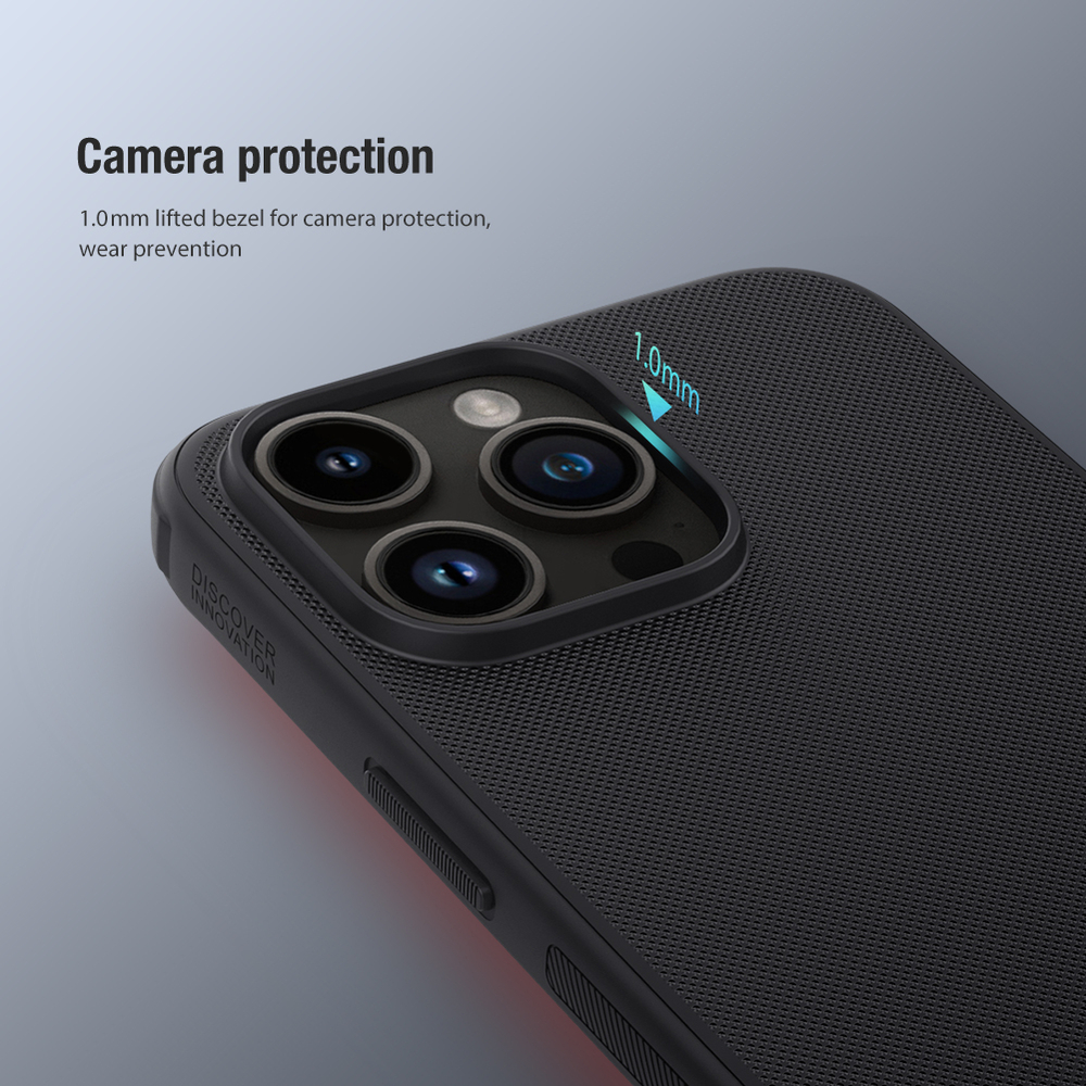 Усиленный противоударный чехол от Nillkin для iPhone 15 Pro Max, серия Super Frosted Shield Pro