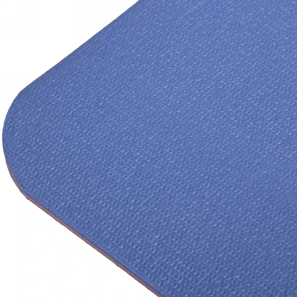 Коврик для йоги 6 мм 61х173 см Однотонный (2х сторонний), микс цветов