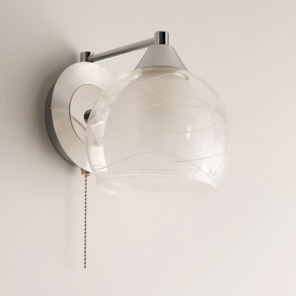 Citilux Буги CL157312 Бра с выключателем Алюминий Хром