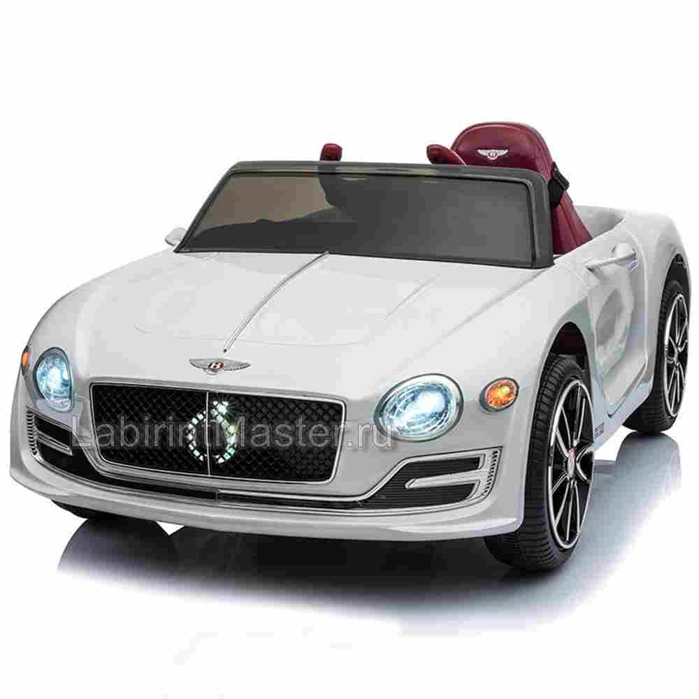 Детский электромобиль "Bentley exp12" 12V, белый