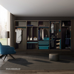 Кожаный ящик для хранения, 810x465x251 мм