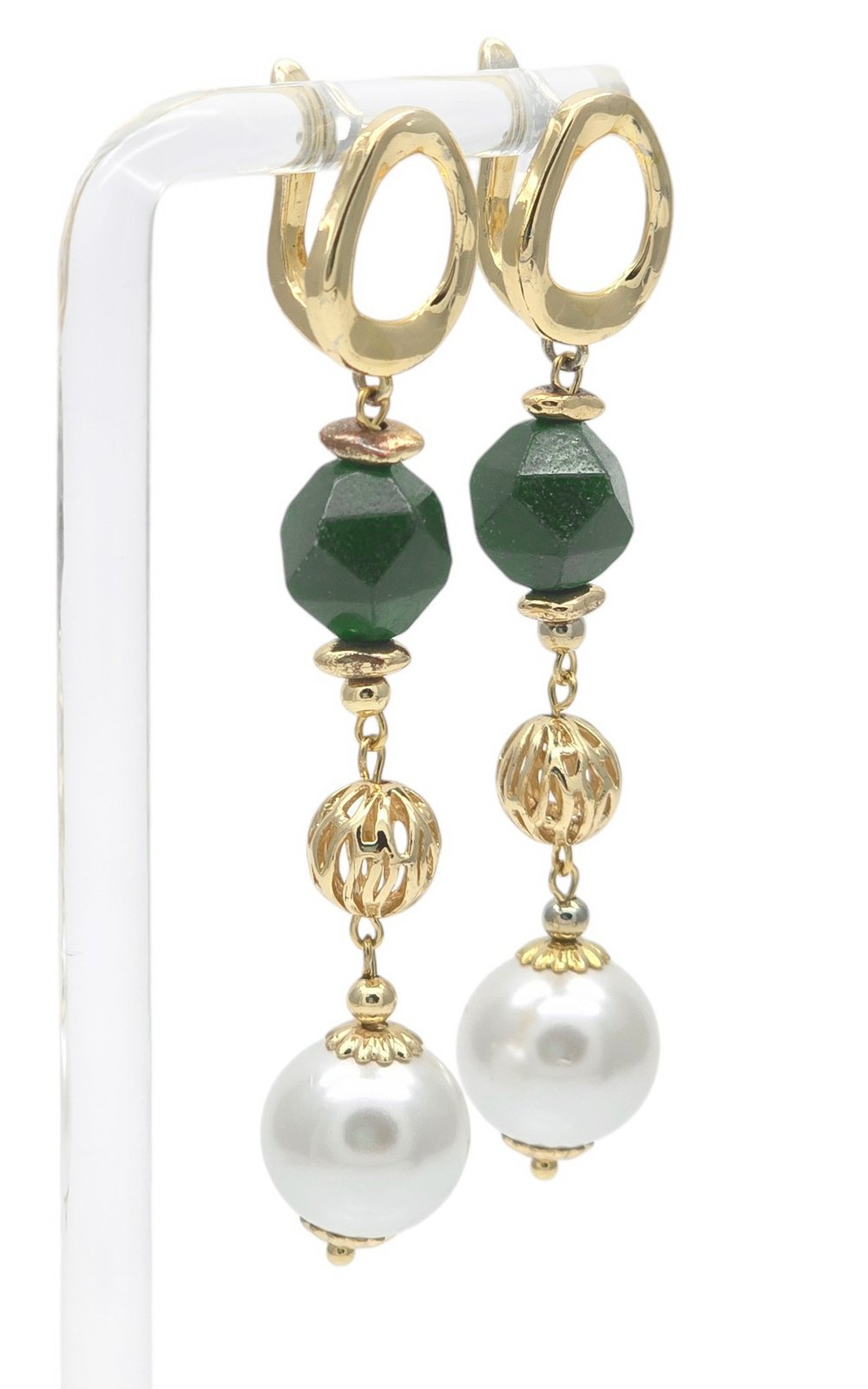 91001261 Серьги SELENA PEARLS