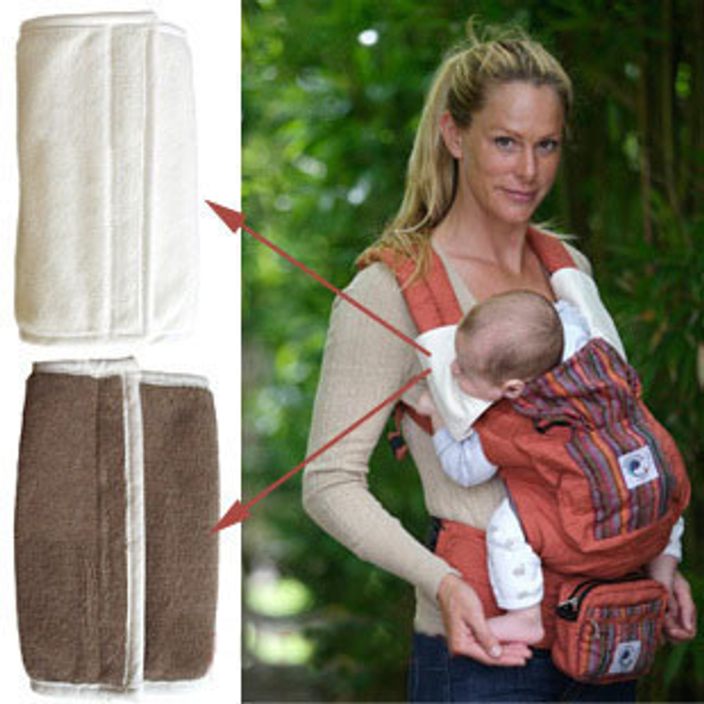 Накладки на лямки слингорюкзака для сосания