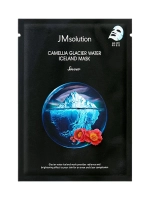 JMSOLUTION - МАСКА ТКАНЕВАЯ ДЛЯ ЛИЦА С ЭКСТРАКТОМ КАМЕЛИИ CAMELLIA GLACIER WATER ICELAND MASK SNOW, 30 МЛ